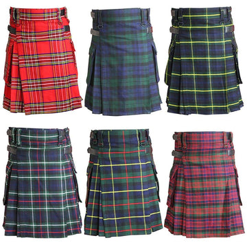 imperial-highland-supplies-mackenzie-tartan-modern-utility-kilt-heavy-weight-16oz-with-leather-straps